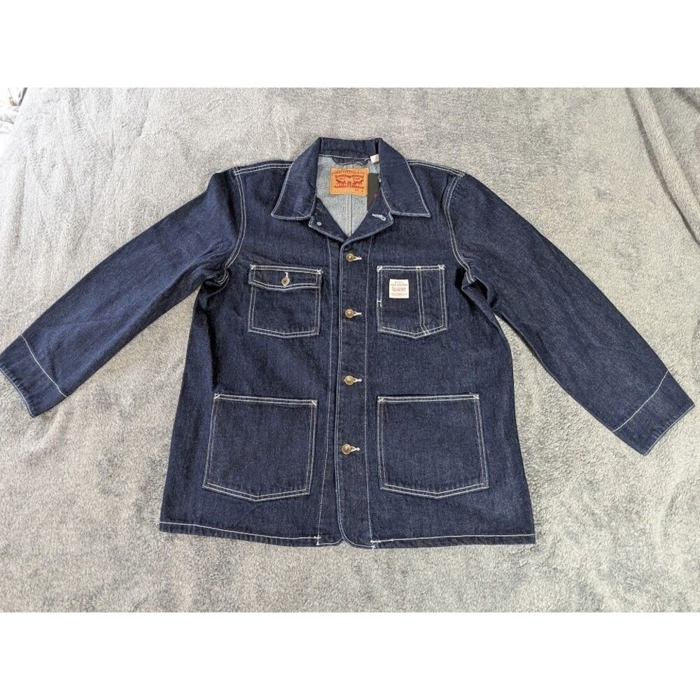 Levi’s Berkley Chore Jacket Men’s S Rinse Denim Workwear NWT MSRP $148 Blue
